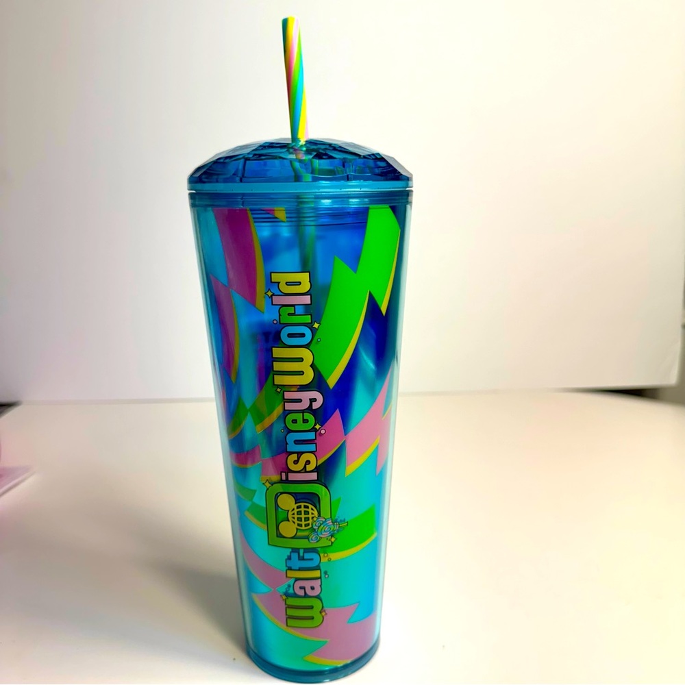 NWT. Disney Eats Lollipop Starbucks Tumbler with Straw – Walt Disney World.